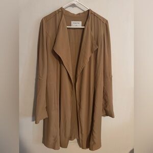 Aritzia Babaton Quincey Lightweight Belted Open  Front Trench Coat